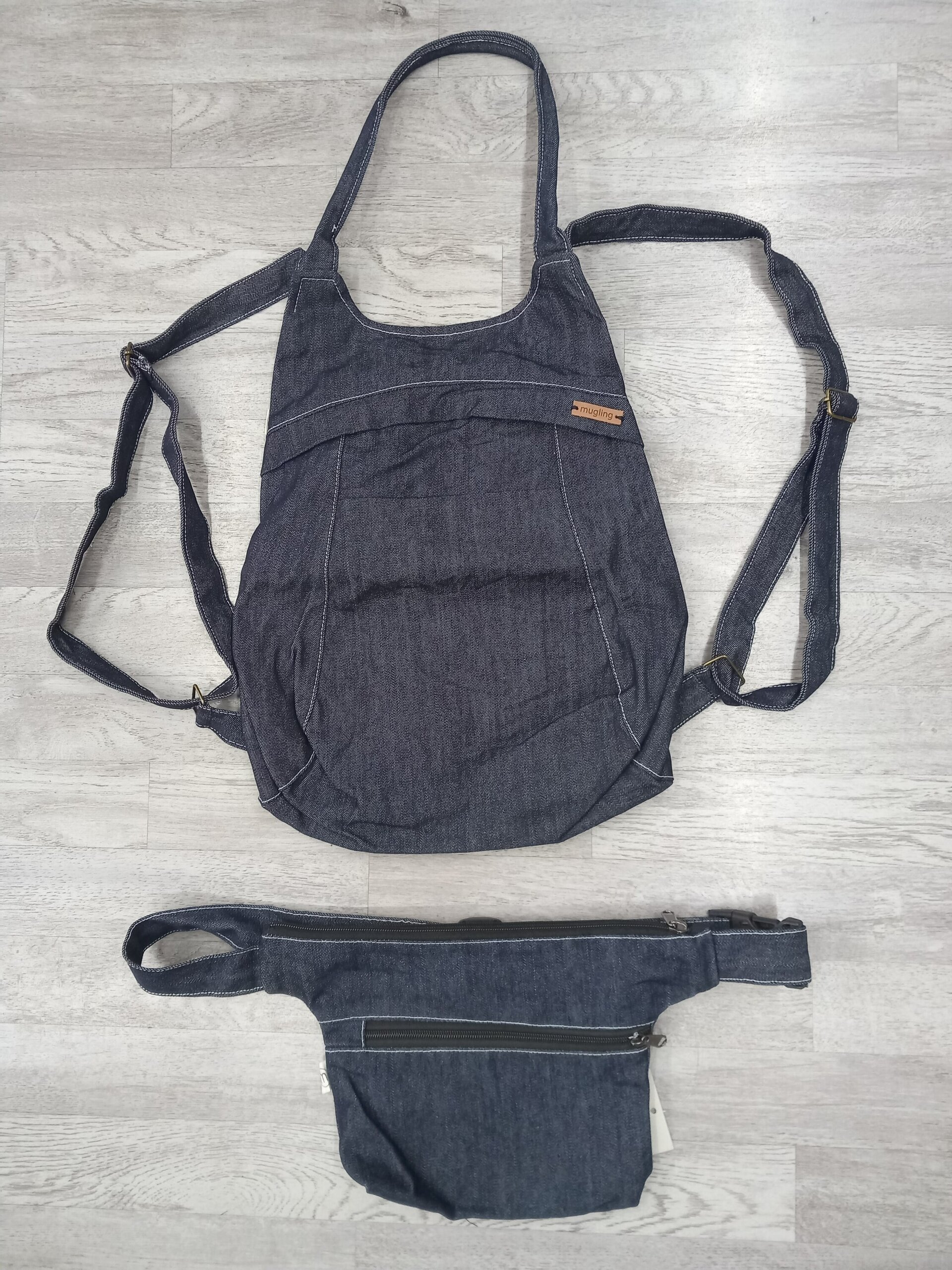 Mochila/Bolso Tejana Denim - 1